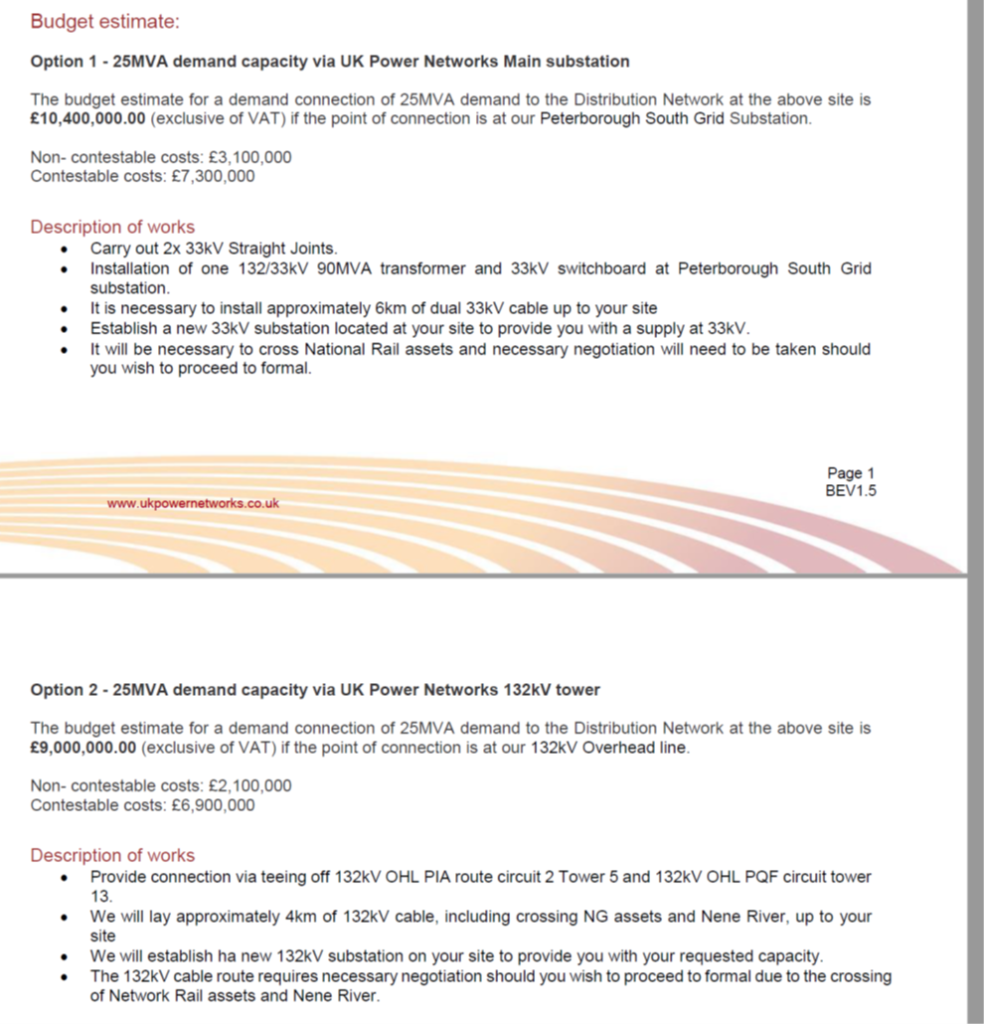 Peterborough - Utility Consultancy for a Commercial Development