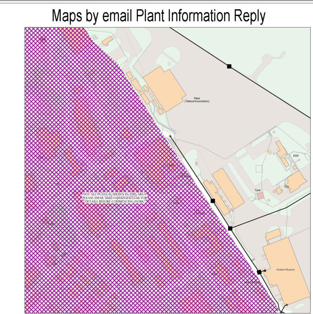 Spaceport Newquay Airport - Apogee Full Utility Search Report, Apoghee Utility Consultants, Safedigging
