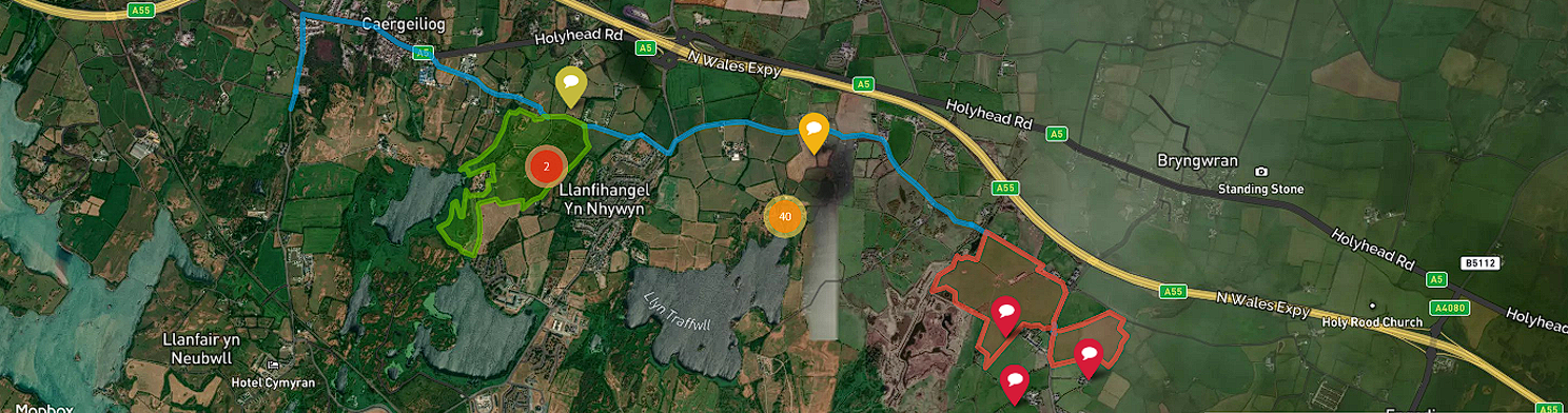 Anglesey Solar Farm in Wales - Apogee Property and Utility Consultants – Utility Search Report